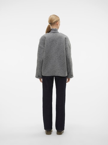 VERO MODA Knit Cardigan in Grey