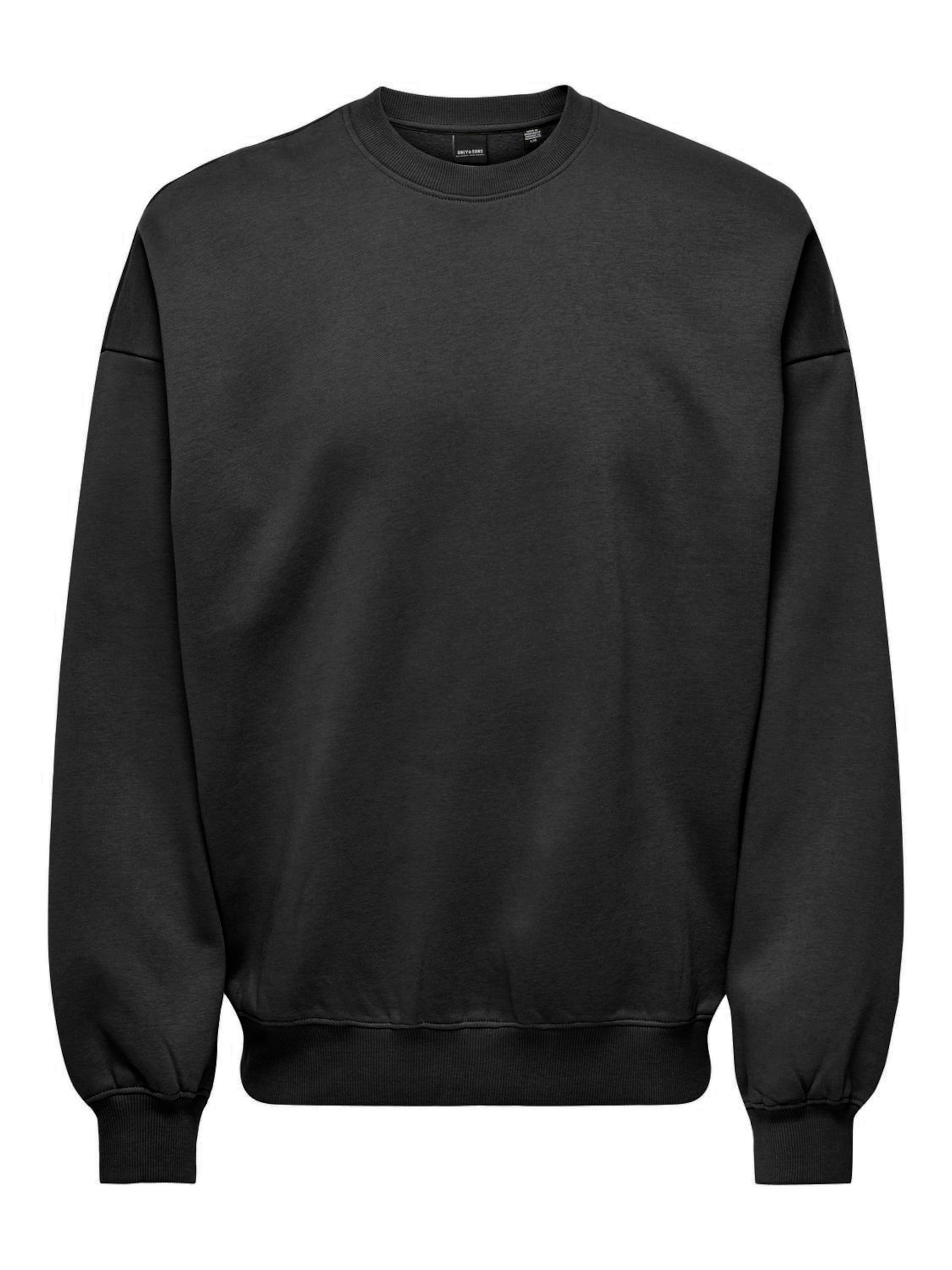 Only & Sons Sweatshirt 'ONSTurner' in Black: front