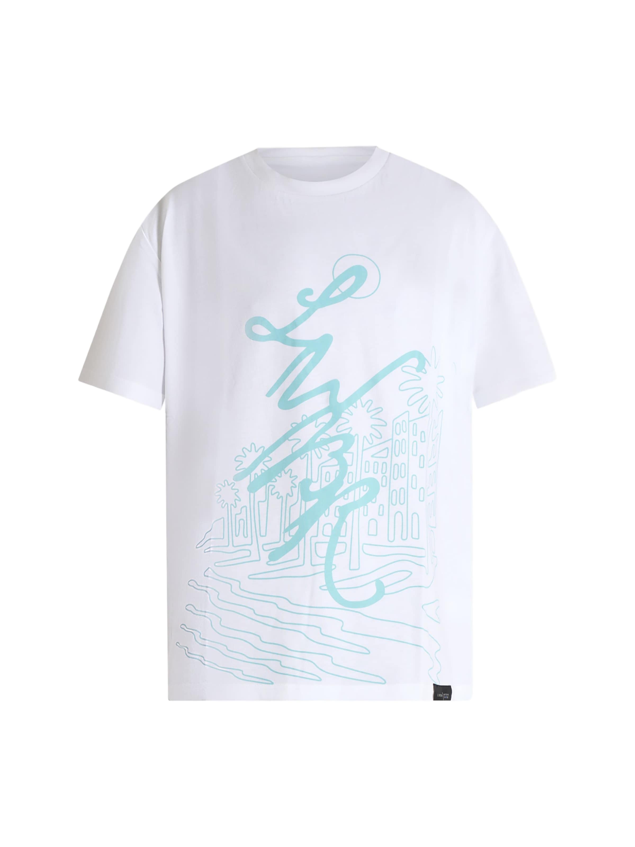 T-Shirt LOW BRAND en blanc : devant