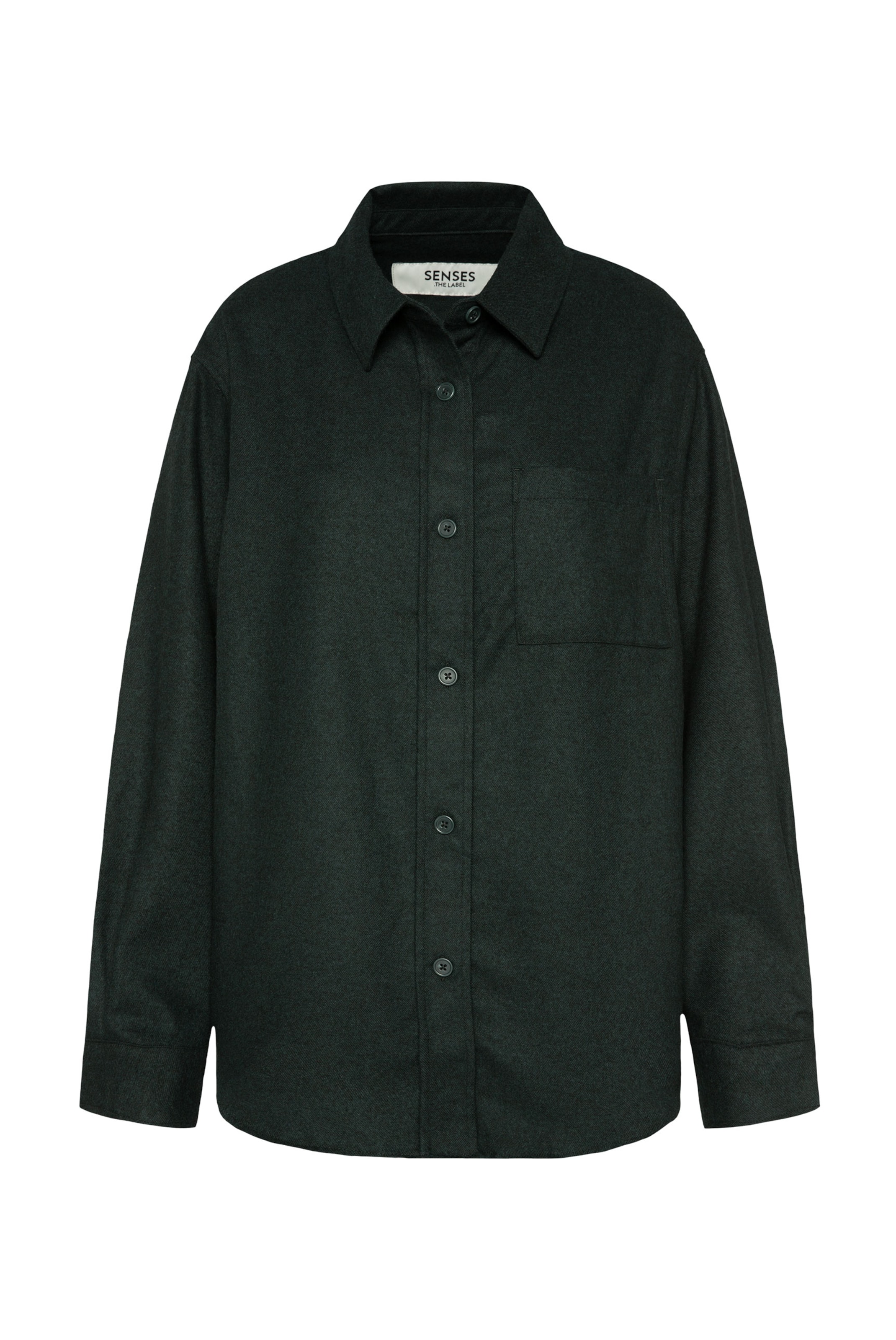 SENSES.THE LABEL Blouse in Green: front