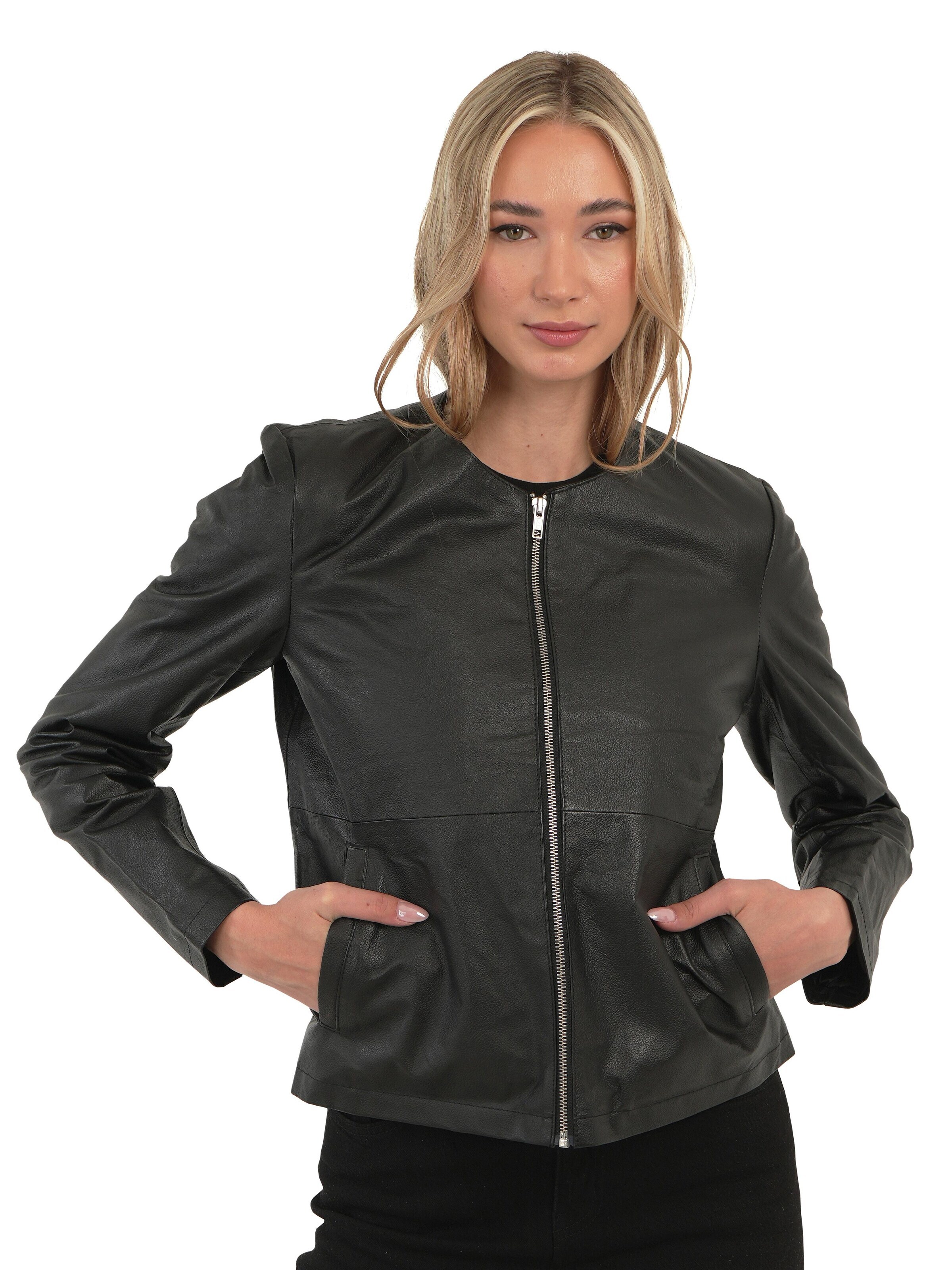 Chic and Clicks - Chaqueta de entretiempo 'Linea' en negro