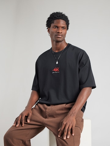Tricou de la Jordan pe negru: față