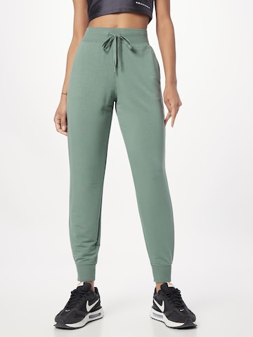 SKECHERS Tapered Sports trousers in Green: front