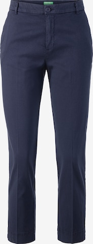 UNITED COLORS OF BENETTON Pleated Pants in Blue: front