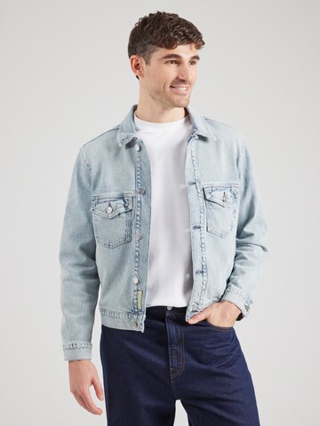SCOTCH & SODA Tussenjas 'Blue Story' in Blauw: voorkant