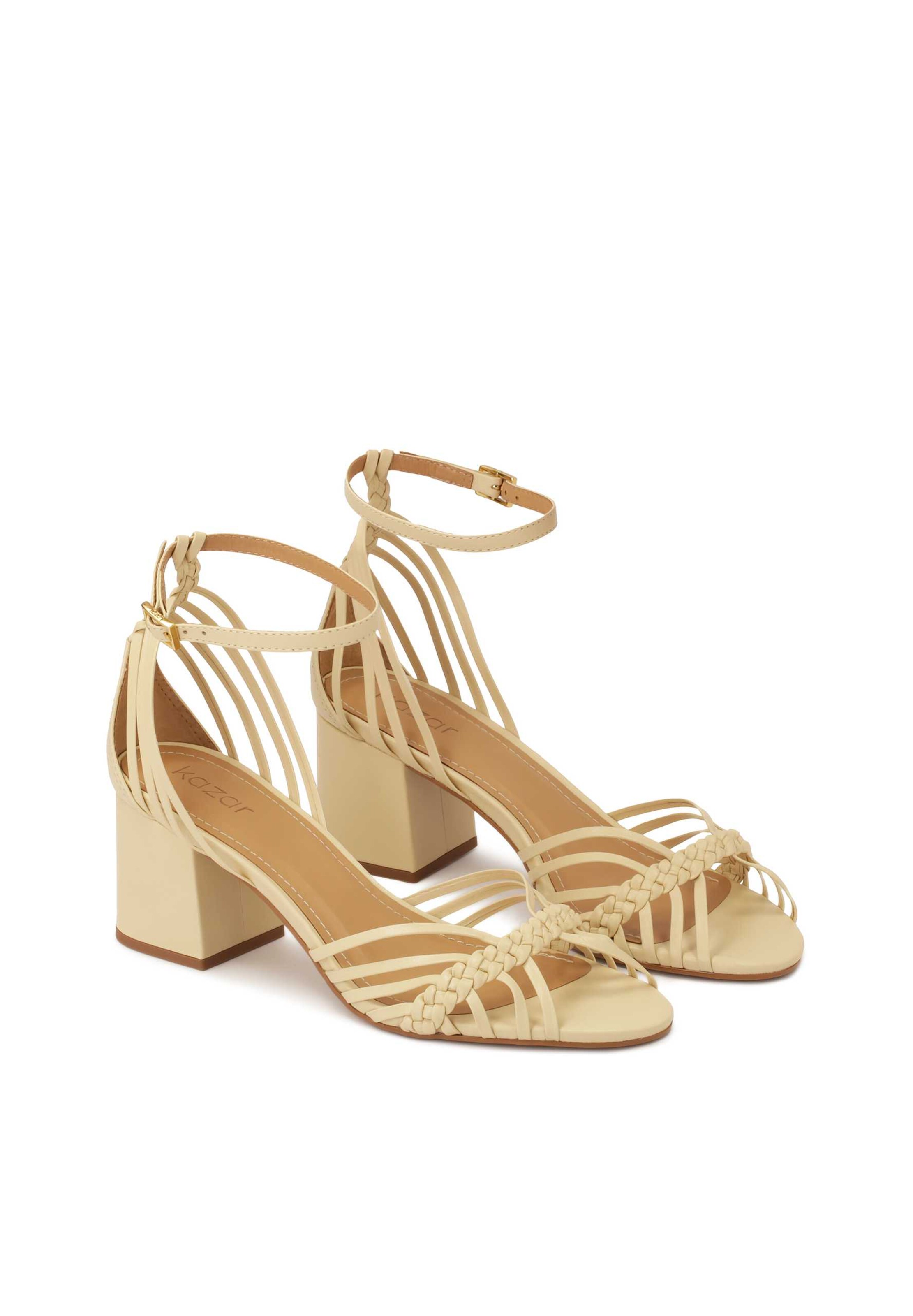 Kazar Strap Sandals in Beige