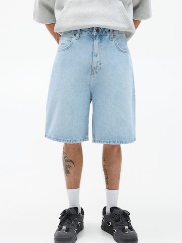 Baggy Jean Pull&Bear en bleu : devant