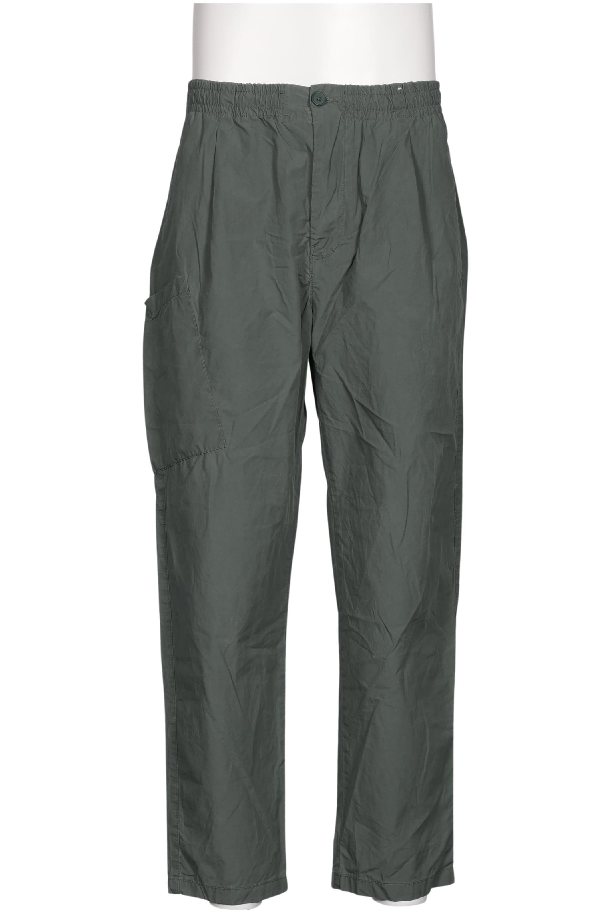 Pull&Bear Stoffhose 33 in Grün: Vorderseite