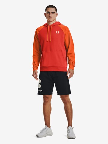 UNDER ARMOUR Athletic Sweatshirt 'Rival' in Orange