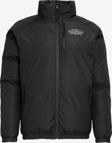 Unfair Athletics Winter Jacket 'Elementary' in Black: front