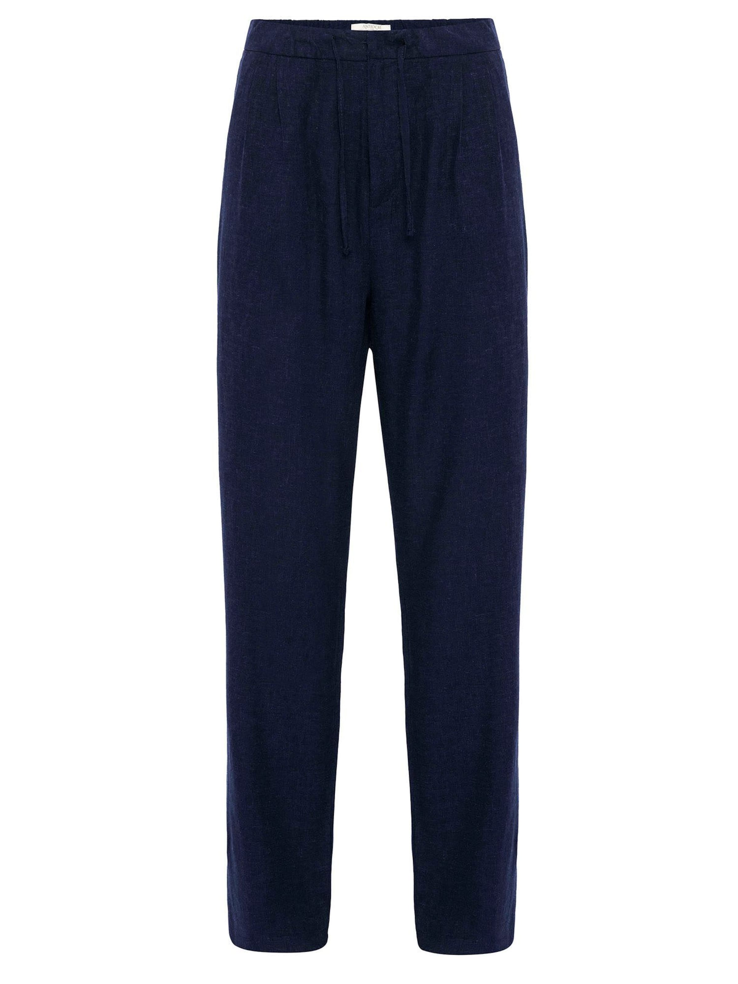 Antioch Брюки со складками в Синий: спереди