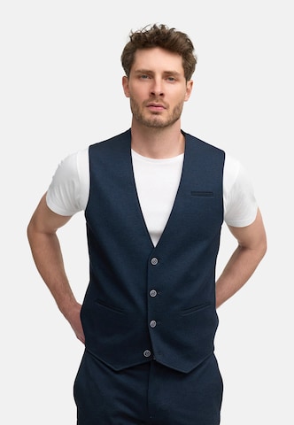 JEFF Gilet 'JFFinn' in Blauw: voorkant