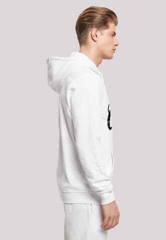 Felpa 'Disney Cinderella Shoe Logo' di F4NT4STIC in bianco