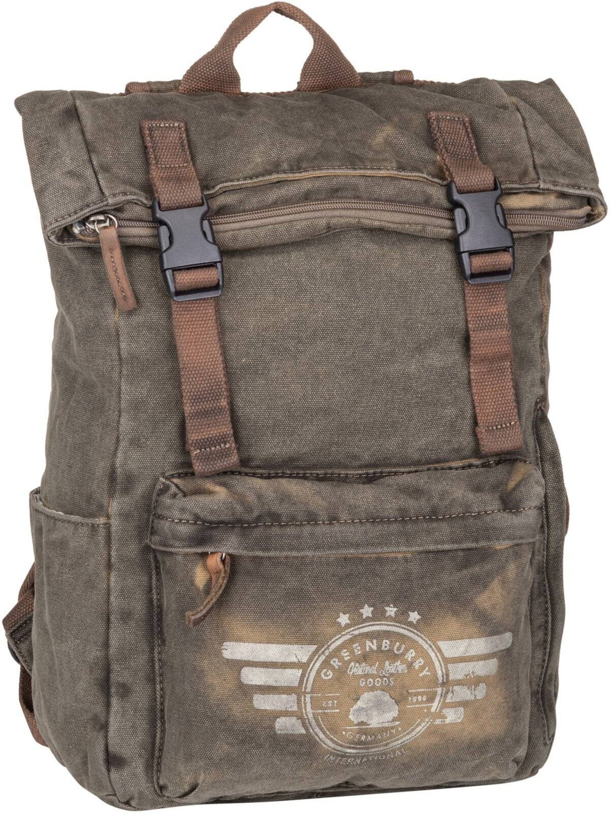 GREENBURRY Rucksack 'Aviator Explorer' in Grün: Vorderseite