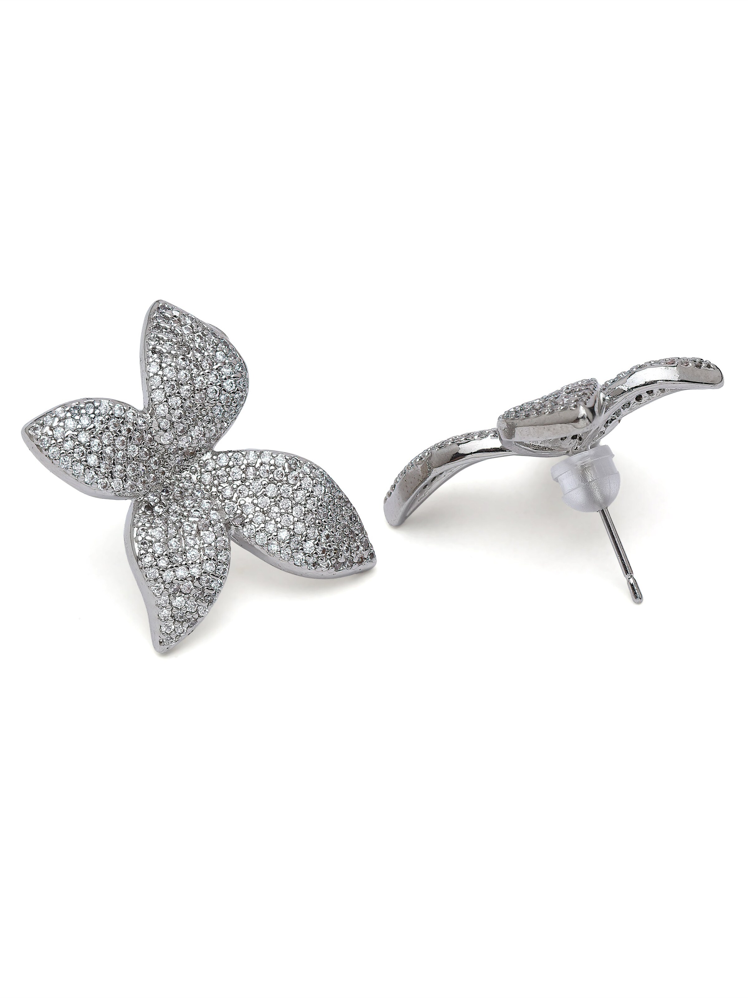 AVANT-GARDE PARIS Øreringe 'Evanté' i sølv