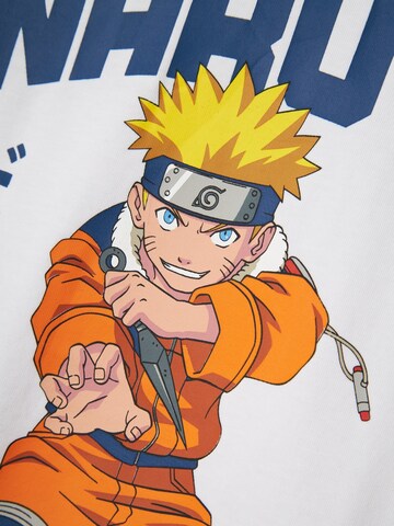 Maglietta 'NKMMacar Naruto' di NAME IT in bianco