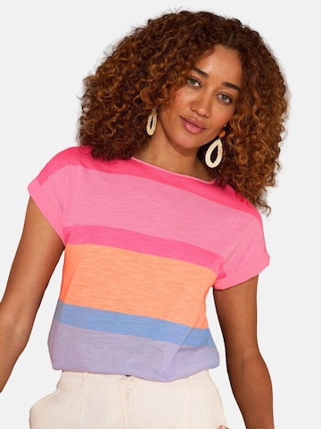 T-shirt love & roses en rose : devant