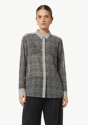 COMMA Bluse in Schwarz: Vorderseite