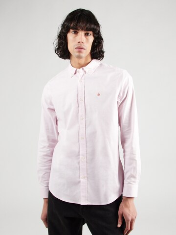 SCOTCH & SODA - Ajuste regular Camisa 'Seasonal Core' en rosa: frente