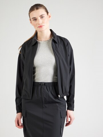 Champion Authentic Athletic Apparel Tussenjas in Zwart: voorkant