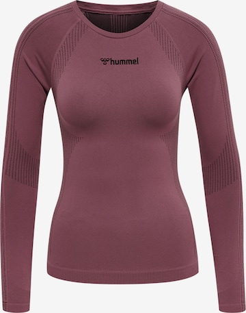 HummelTehnička sportska majica - ljubičasta boja: prednji dio