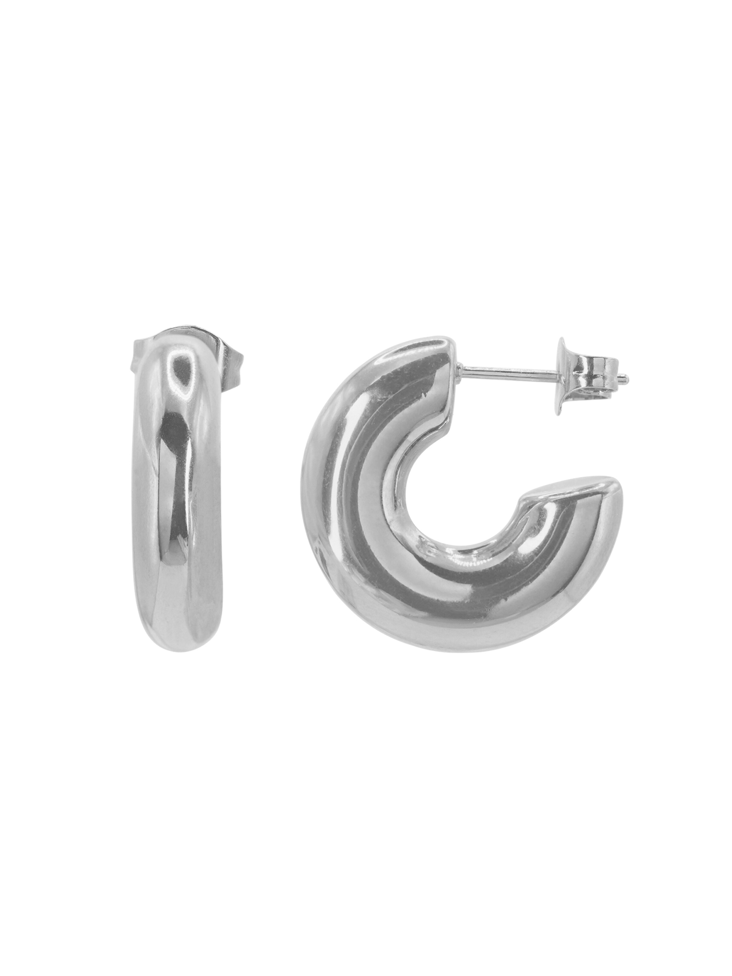 Heideman Earring 'Heius' in Silver: front