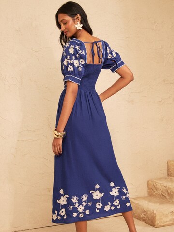 love & roses - Vestido en azul
