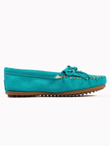 Minnetonka - Mocassins 'Kilty' em azul