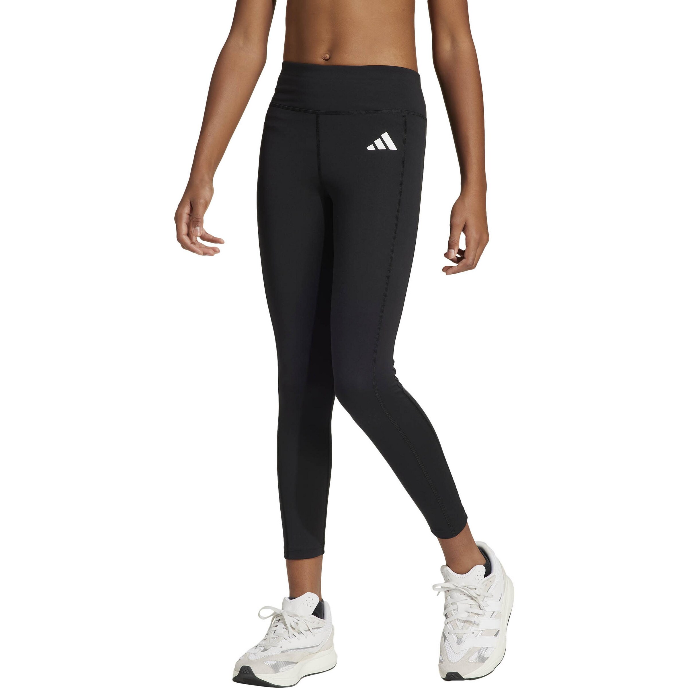 ADIDAS PERFORMANCE Skinny Workout Pants 'Opt Fav' in Black: front