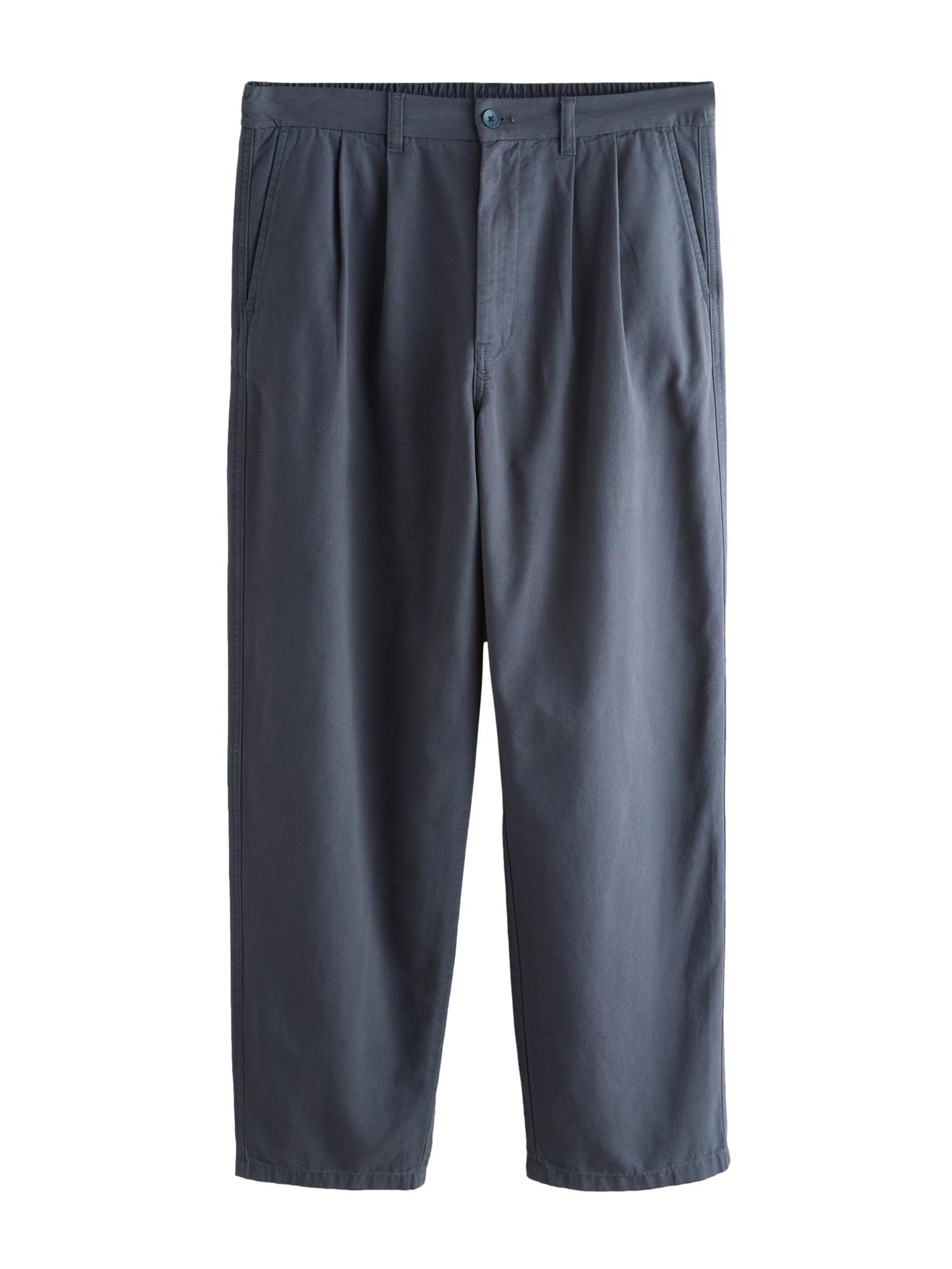 Next Pleat-front trousers in Blue: front