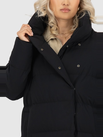 alife & kickin - Casaco de inverno 'FleurAK Winterjacke Damen' em preto