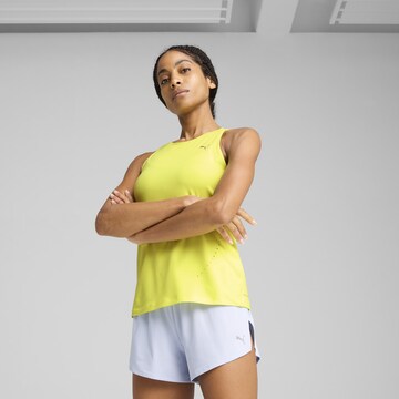 PUMA Sporttop 'Run Cloudspun' in Geel