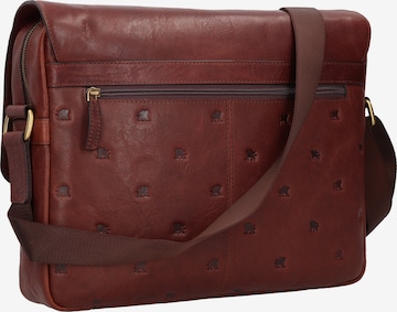 mano Document Bag 'Don Leon' in Brown