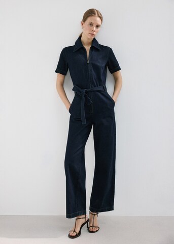 MANGO Overall 'Milly' in Blau: Vorderseite