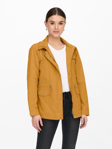 Veste mi-saison 'ONLNewstarline' ONLY en jaune : devant