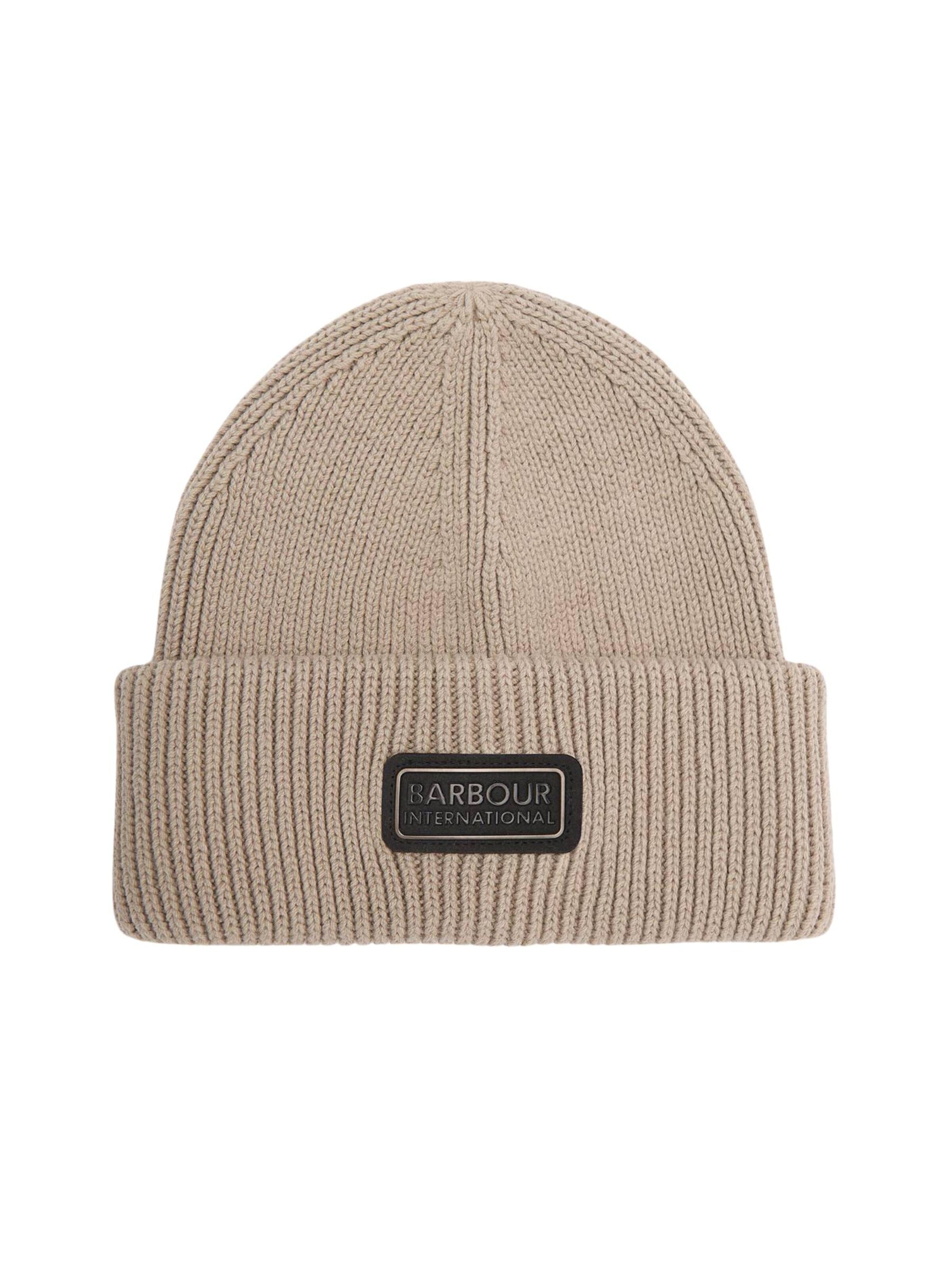 Barbour International - Gorra 'BARBOUR INTERNATIONAL CRAYWELL BEANIE HAT CAPPELLO' en beige: frente