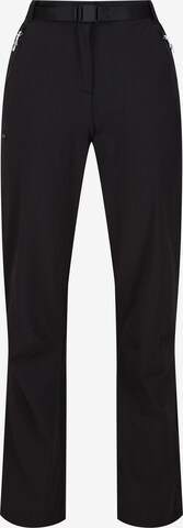 REGATTA Regular Outdoor Pants 'Xert III' in Black: front