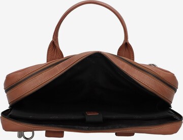 Plevier Document Bag in Brown