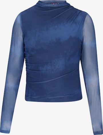 Chemisier 'Rock' myMo ROCKS en bleu : devant