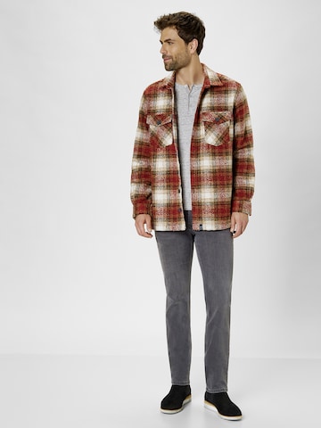 PADDOCKS Regular fit Button Up Shirt in Red