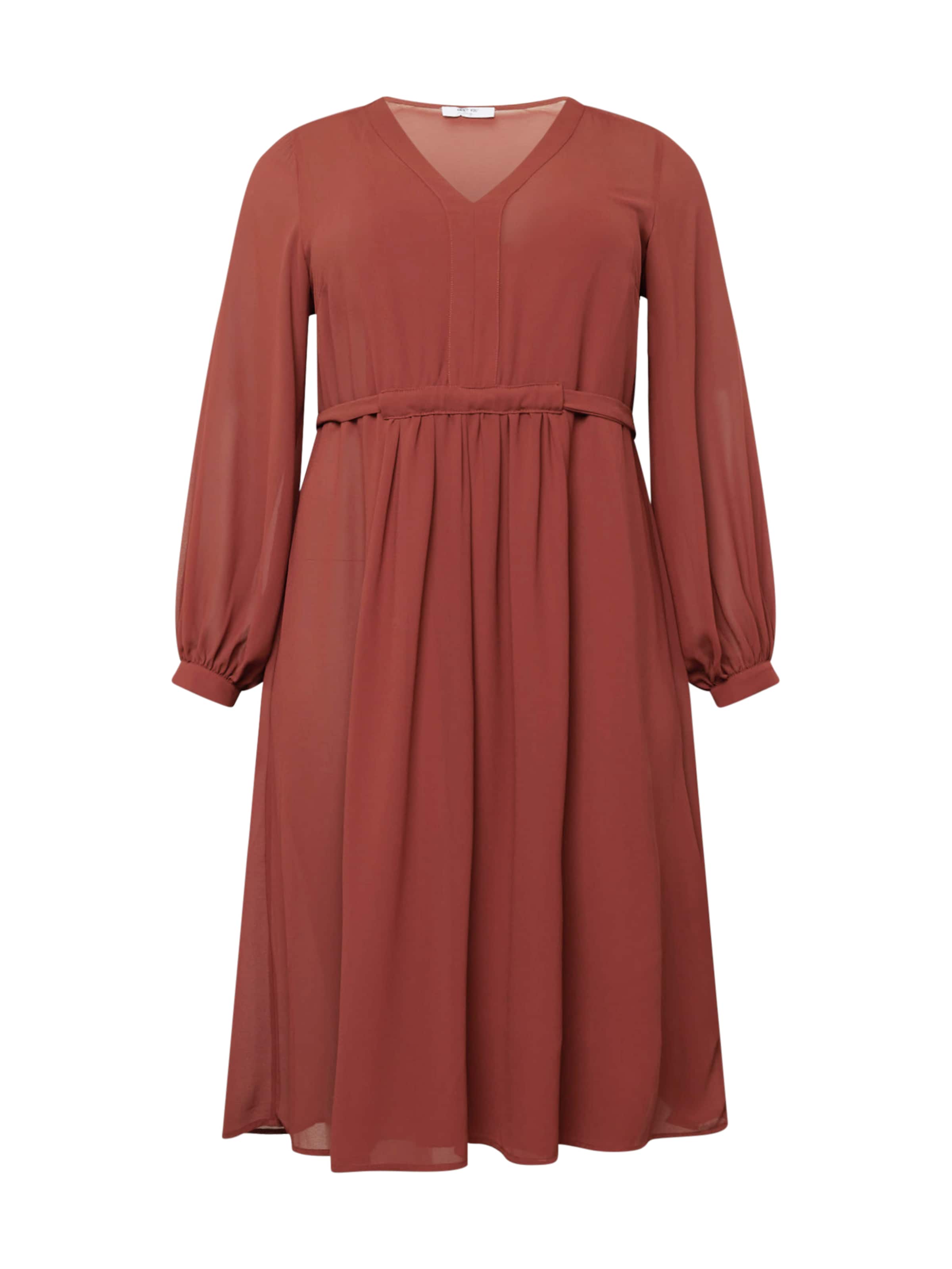 ABOUT YOU Curvy Šaty 'Nola' - Hnedá: predná strana