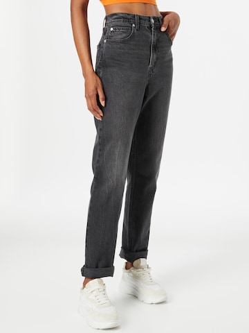LEVI'S ® Slimfit Jeans '70s High Slim Straight' i sort: forside
