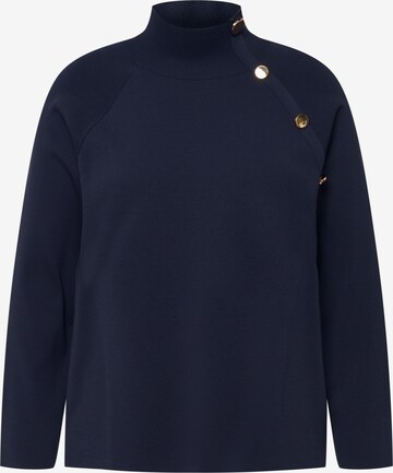 Ulla Popken Sweater in Blue: front