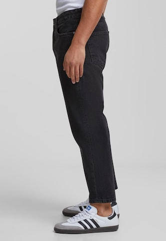 2Y Premium Tapered Jeans in Schwarz