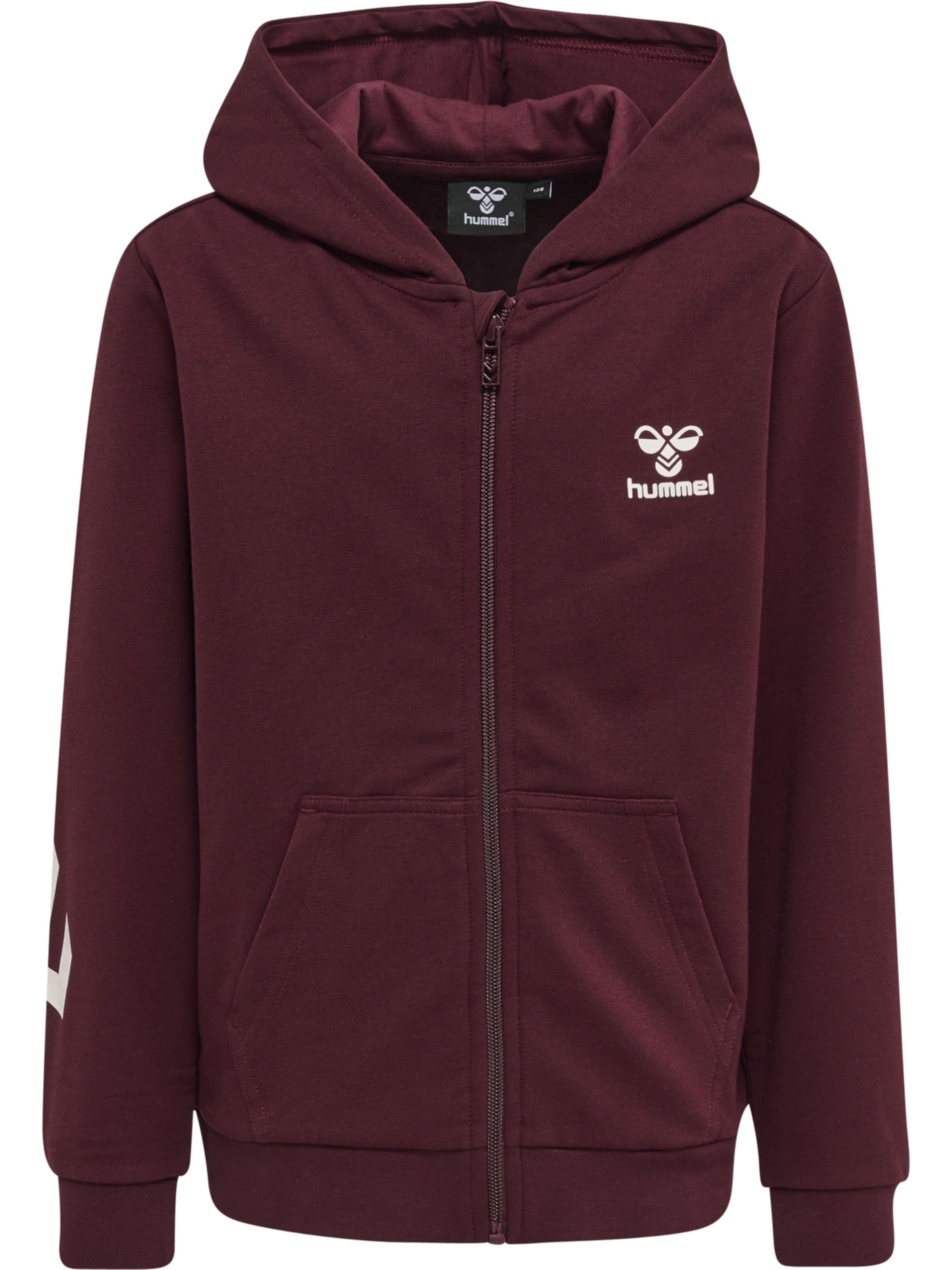 Hummel Sweatvest 'Trece' in Rood: voorkant