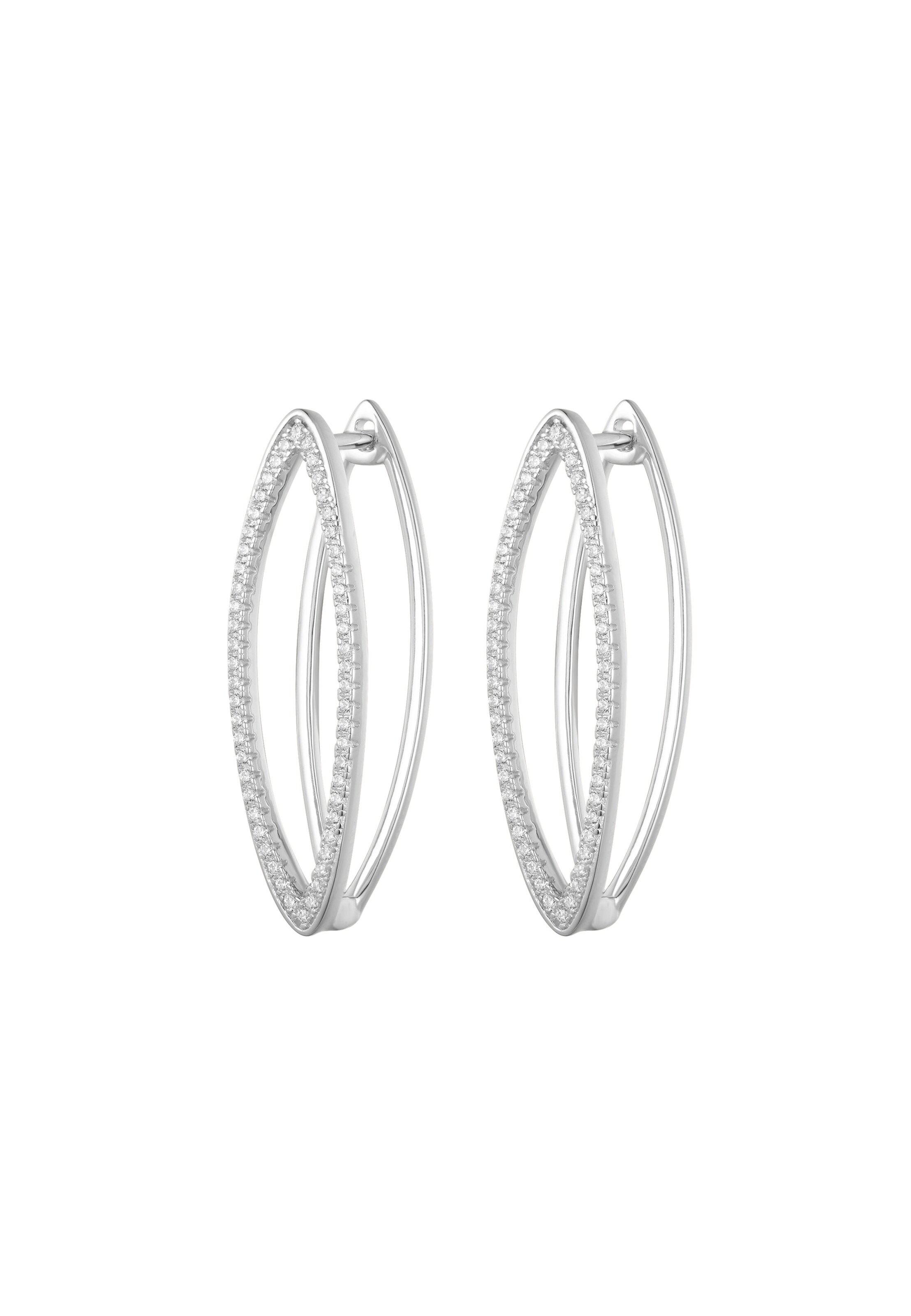 Nana Kay Earrings 'Glamour Girl' in Silver: front