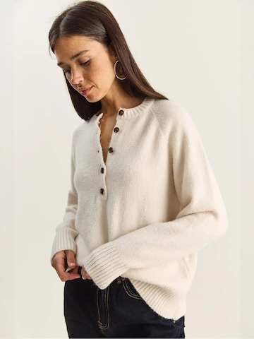 Bianco Lucci Pullover in Weiß