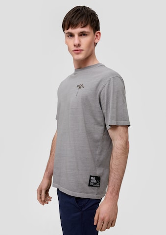 QS Shirt in Grijs: voorkant