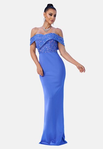Moda Minx Avondjurk in Blauw