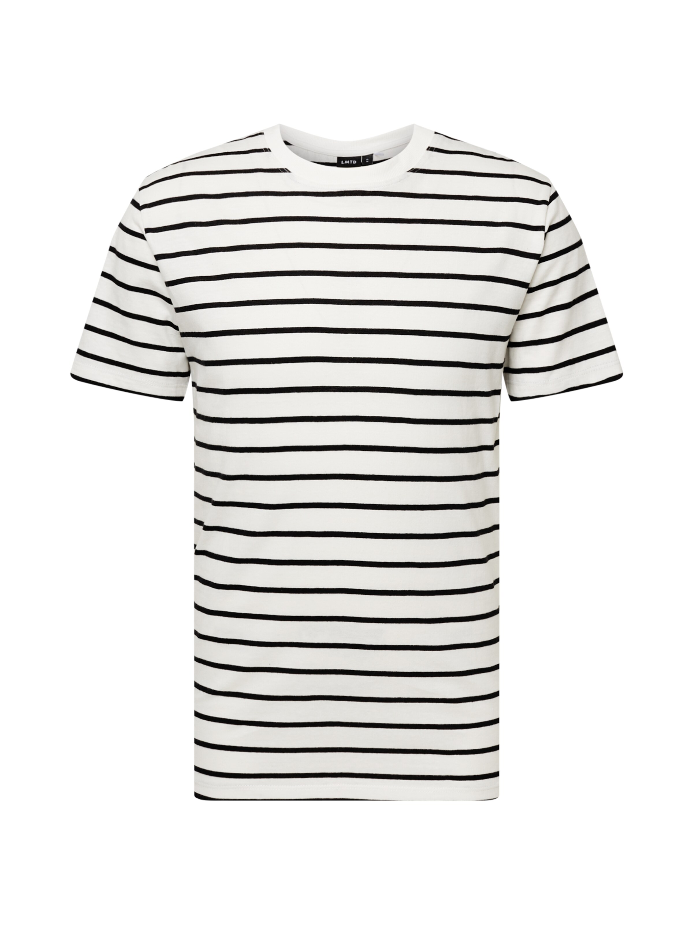 Männer Shirts LMTD T-Shirt 'KAILOR' in Schwarz, Weiß - MK83175